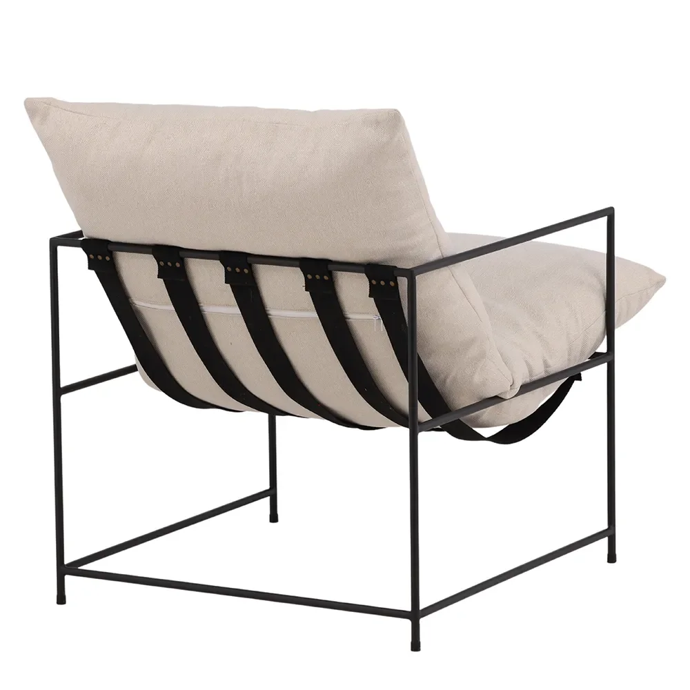 Sedalia Fåtölj Vit linne