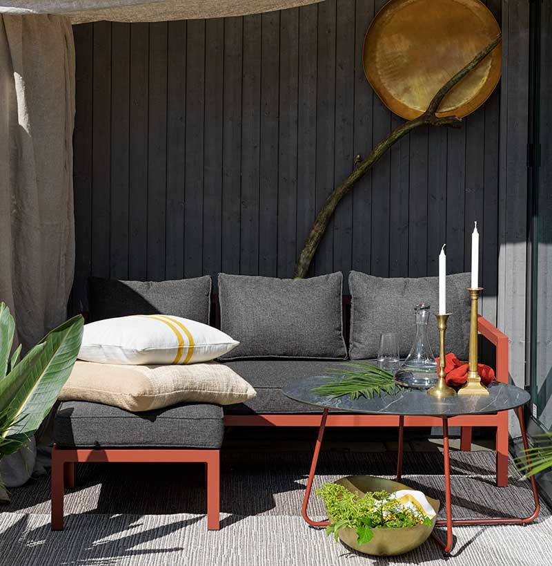 Delia divansoffa burnt paprika 