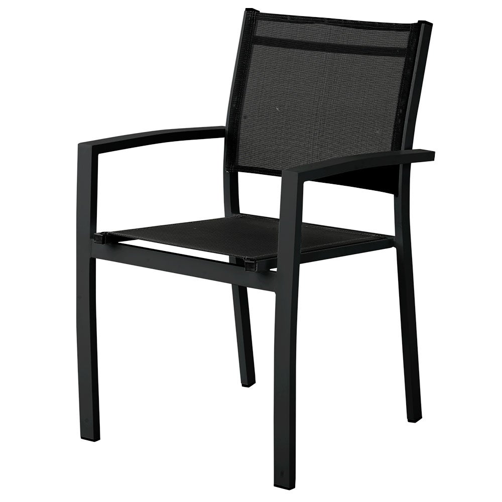 Rana karmstol svart/svart