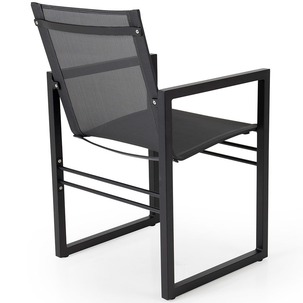 Vevi karmstol svart/svart 