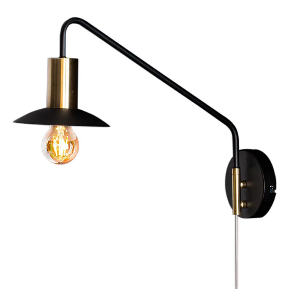 Quinn vägglampa kort 