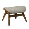 A Conversation Piece Ottoman Fotpall Dark Oak/White Sands