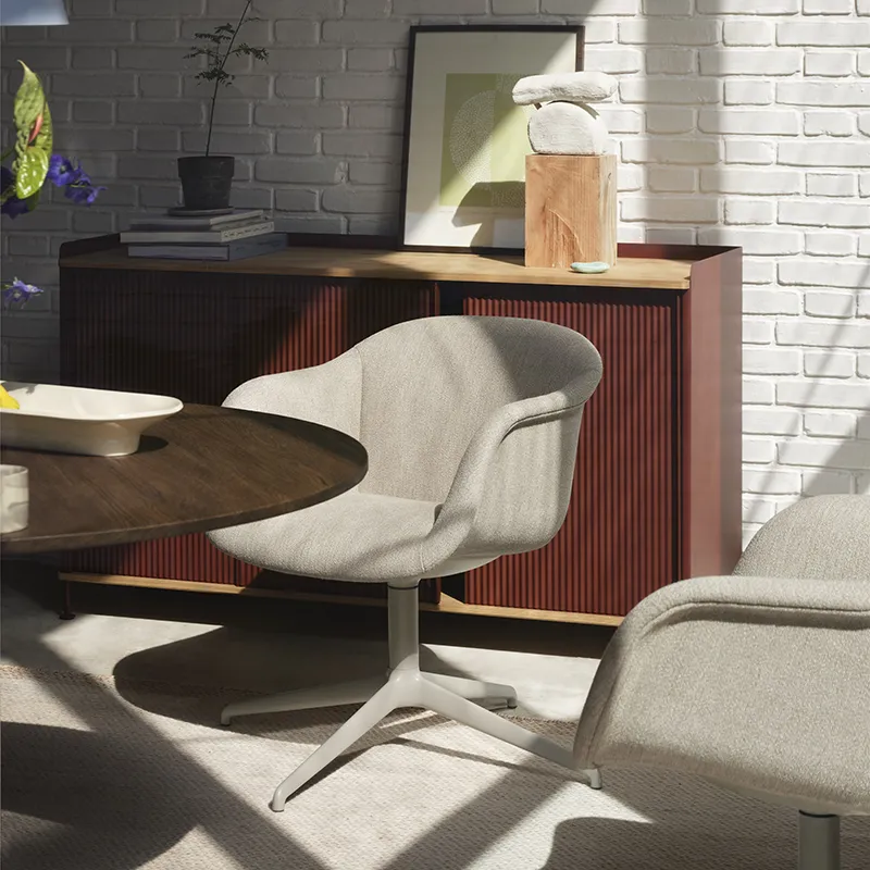 Enfold Sideboard 148 x 45 cm  - Oiled oak Deep Red