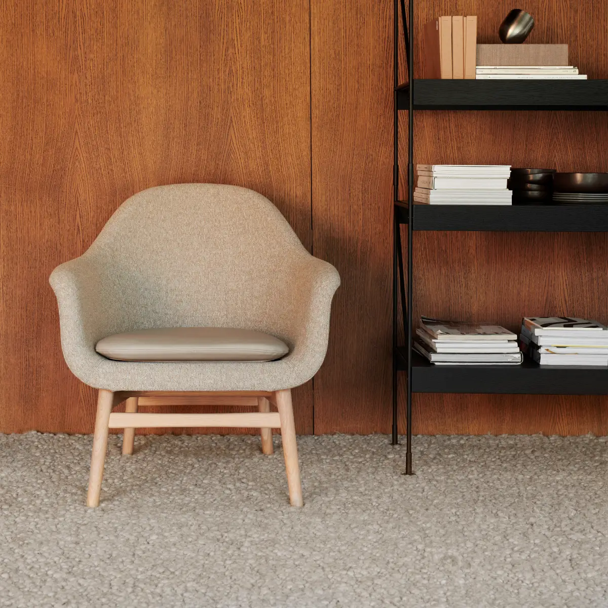 Gravel Rug, 200 x 300 cm - Grey