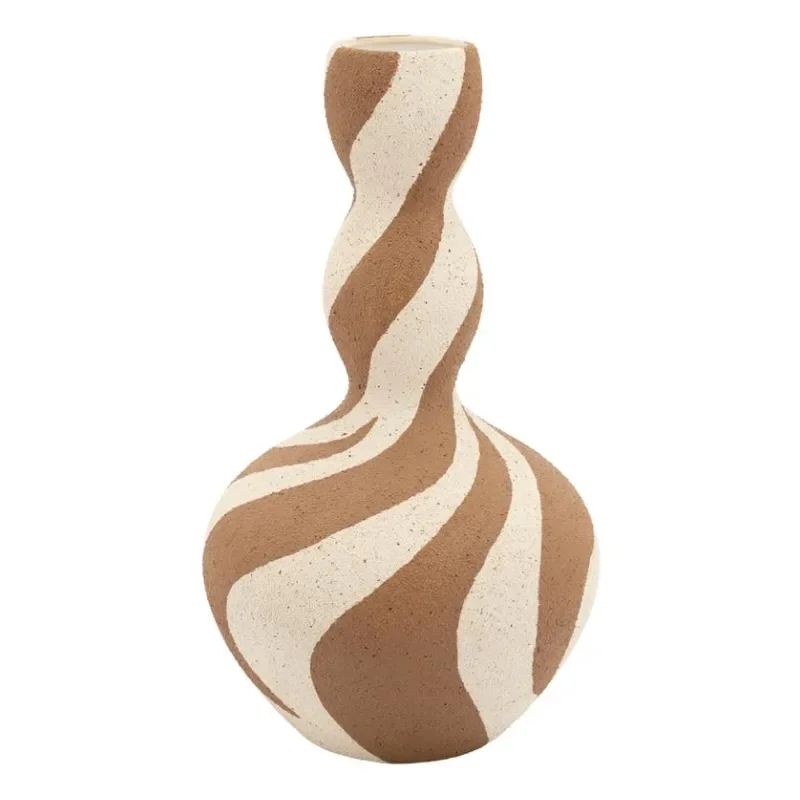 Zaya 2 23x23x40 cm Lergods Brun