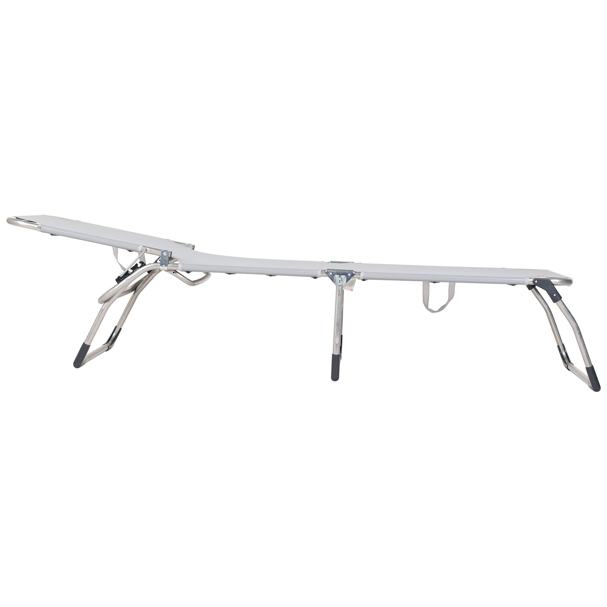 Amigo solsäng xxl grey aluminium/textilene 