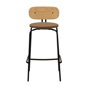 Curious Barstol Ek/Svart Sugar Brown