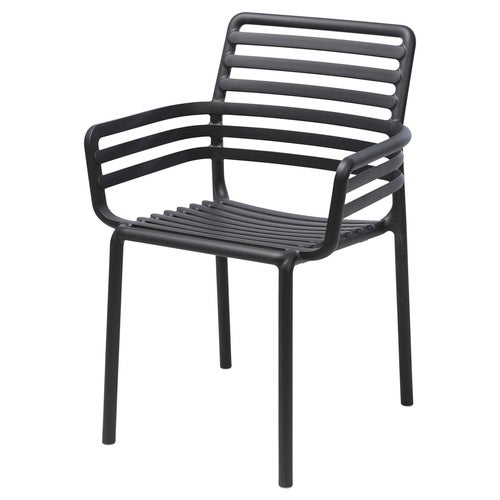 Doga karmstol antracit