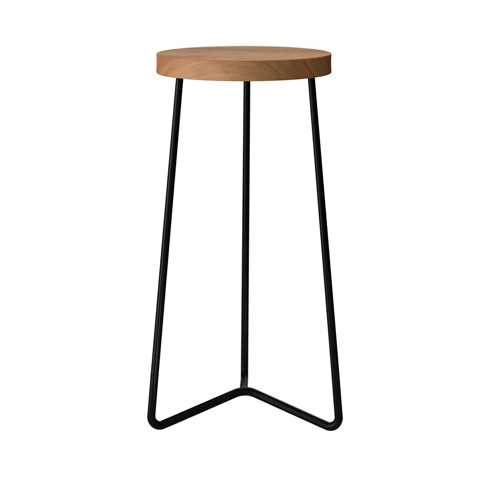 V1 pall 63 teak / svart