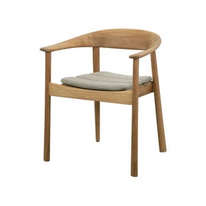 Majestic stol m/armstöd sittdyna Light brown, Rise