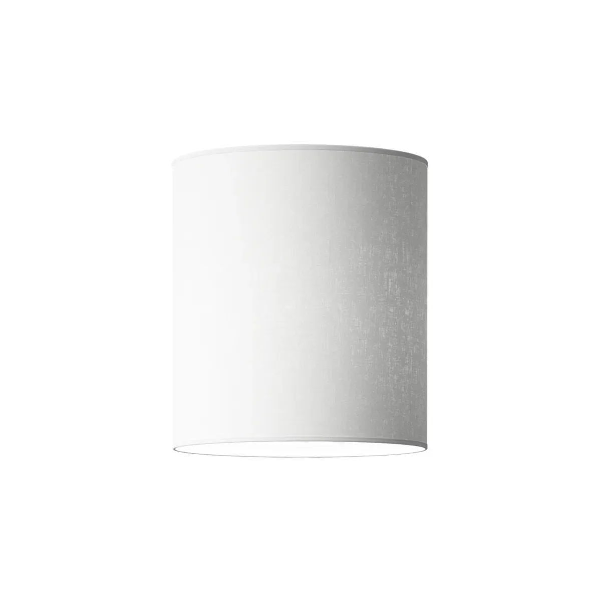Dual lampskärm Ø27xH30 cm textil vit linne