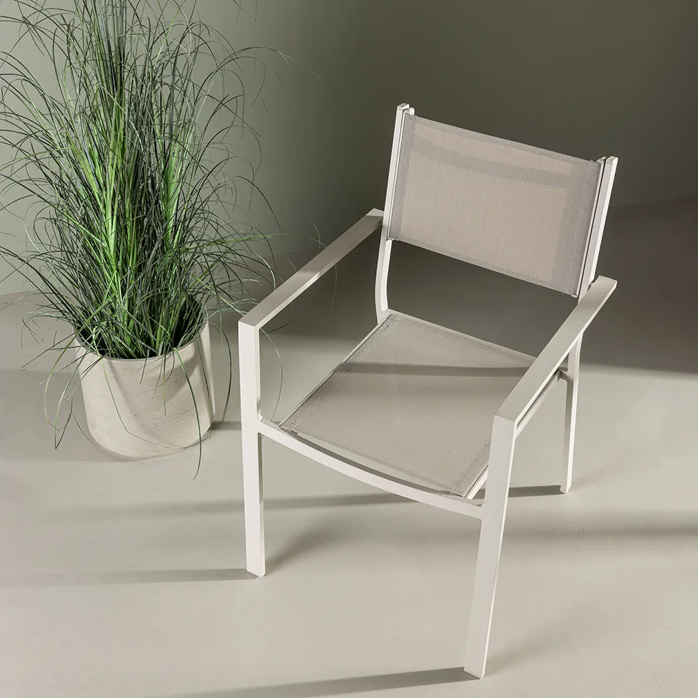 Copacabana Matstol Beige 2-pack