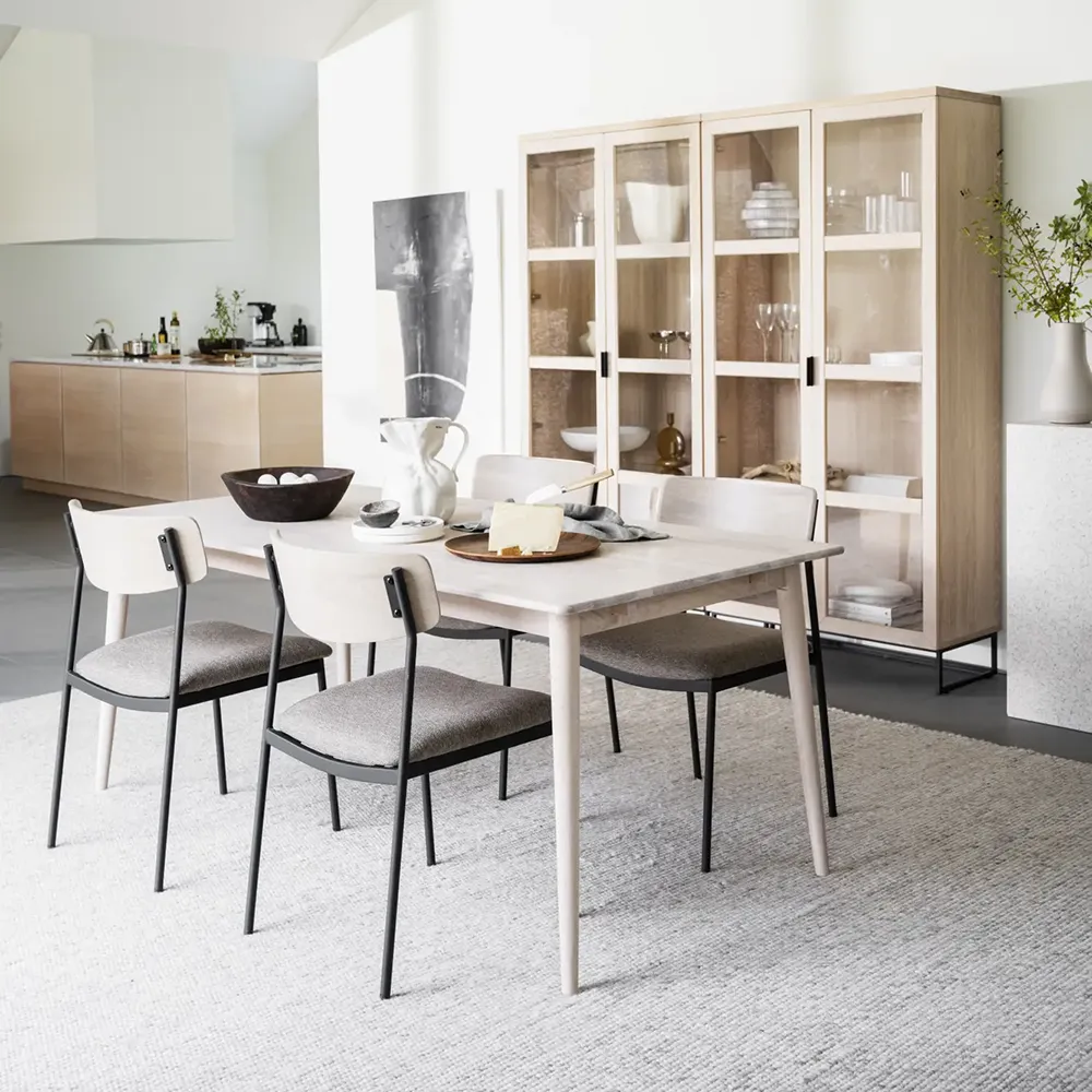 Tyler matbord 180x90 cm vitpigmenterad ek