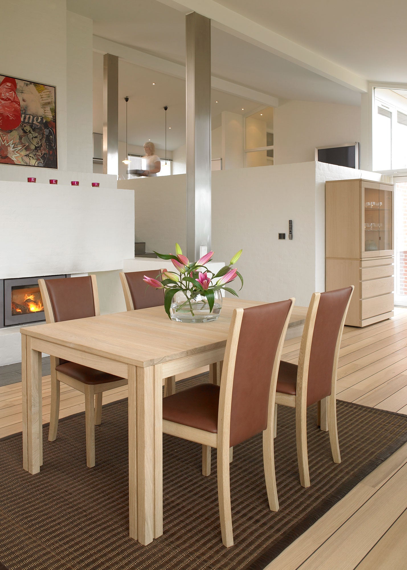 Sm23 Bord Ek Lack 150-306(358)X90X73Cm 