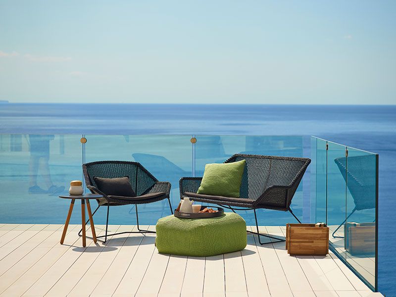 Breeze Loungestol Vit 