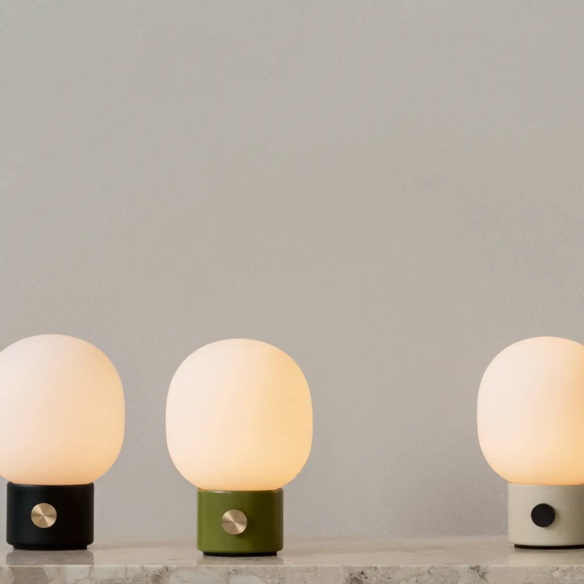 JWDA Portabel Lampa Steel Dusty Green 