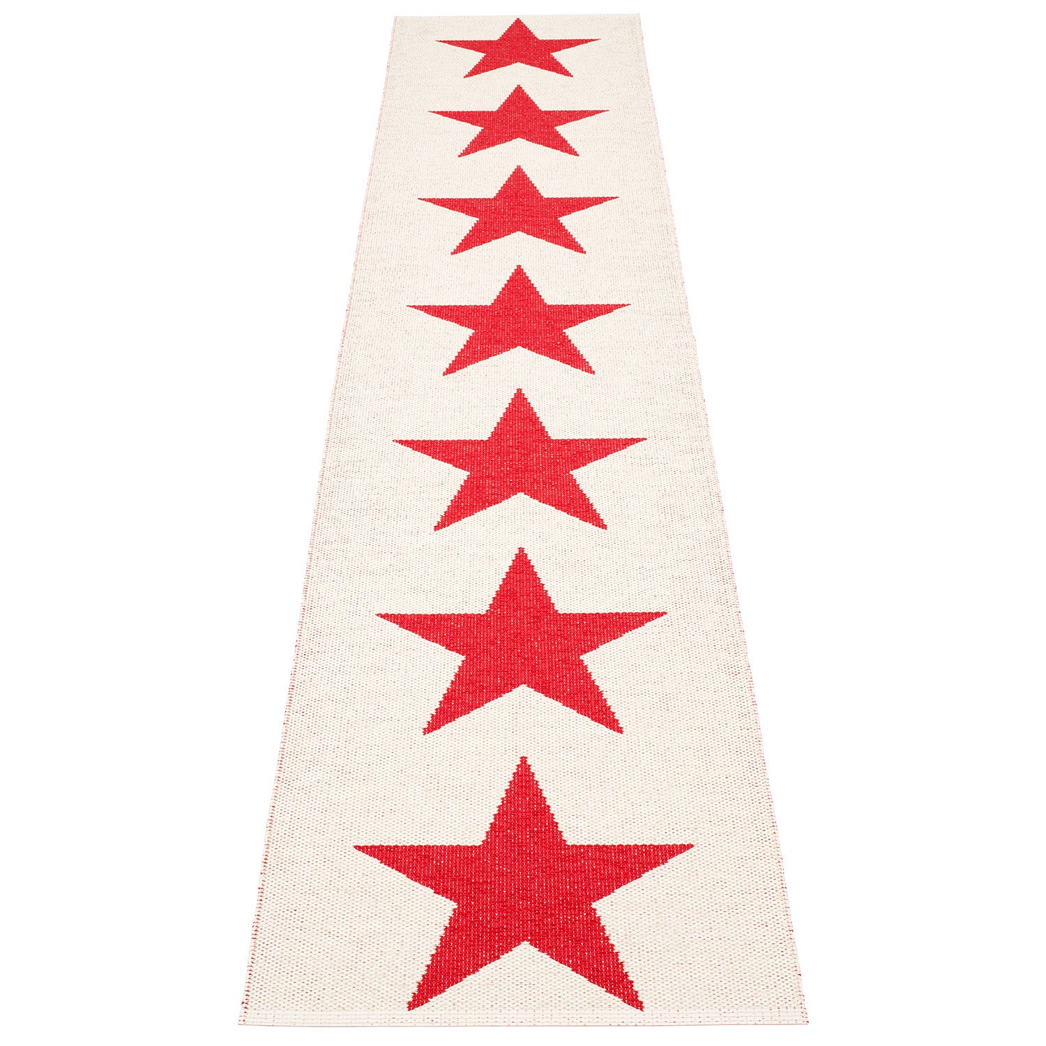 Viggo matta 70x350 cm one red / vanilla 