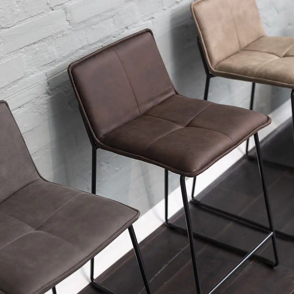 Elvis Barstol beige 2-pack