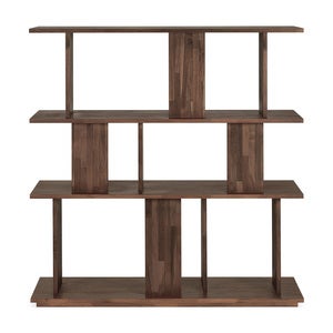 Irregular Hylla lackad Teak 112 x 37 x 115 cm
