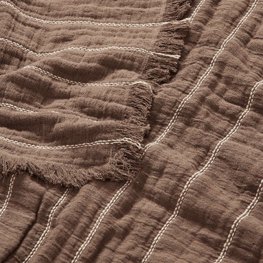 Aires Överkast 250x240 cm Stone