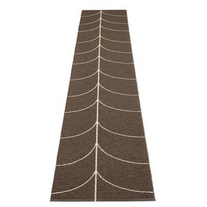 Vävd Matta Leif Dark Brown 70x360 cm