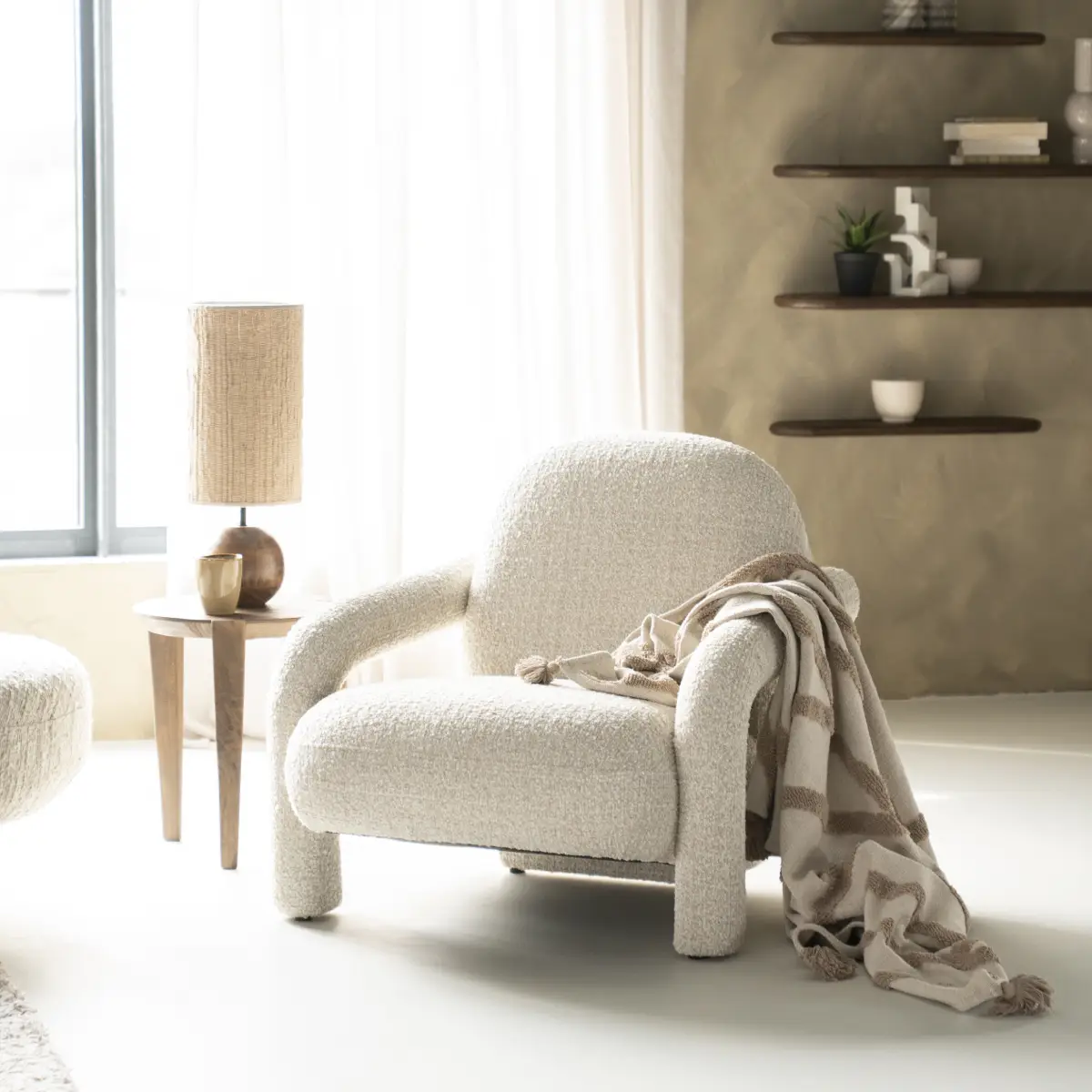 Monica Fåtölj - beige Asti