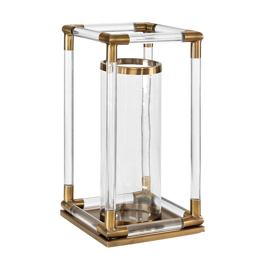 Baltimore Ljuslykta Antik Mässing L