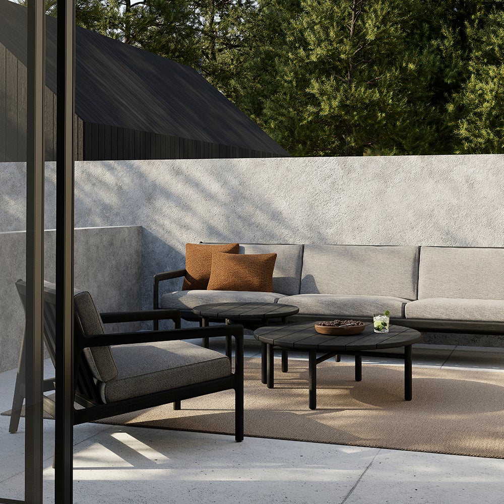 Quatro Soffbord Ø95 cm Black