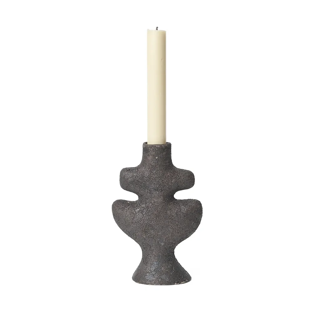 Yara Candle Holder - Small - Rustic Iron