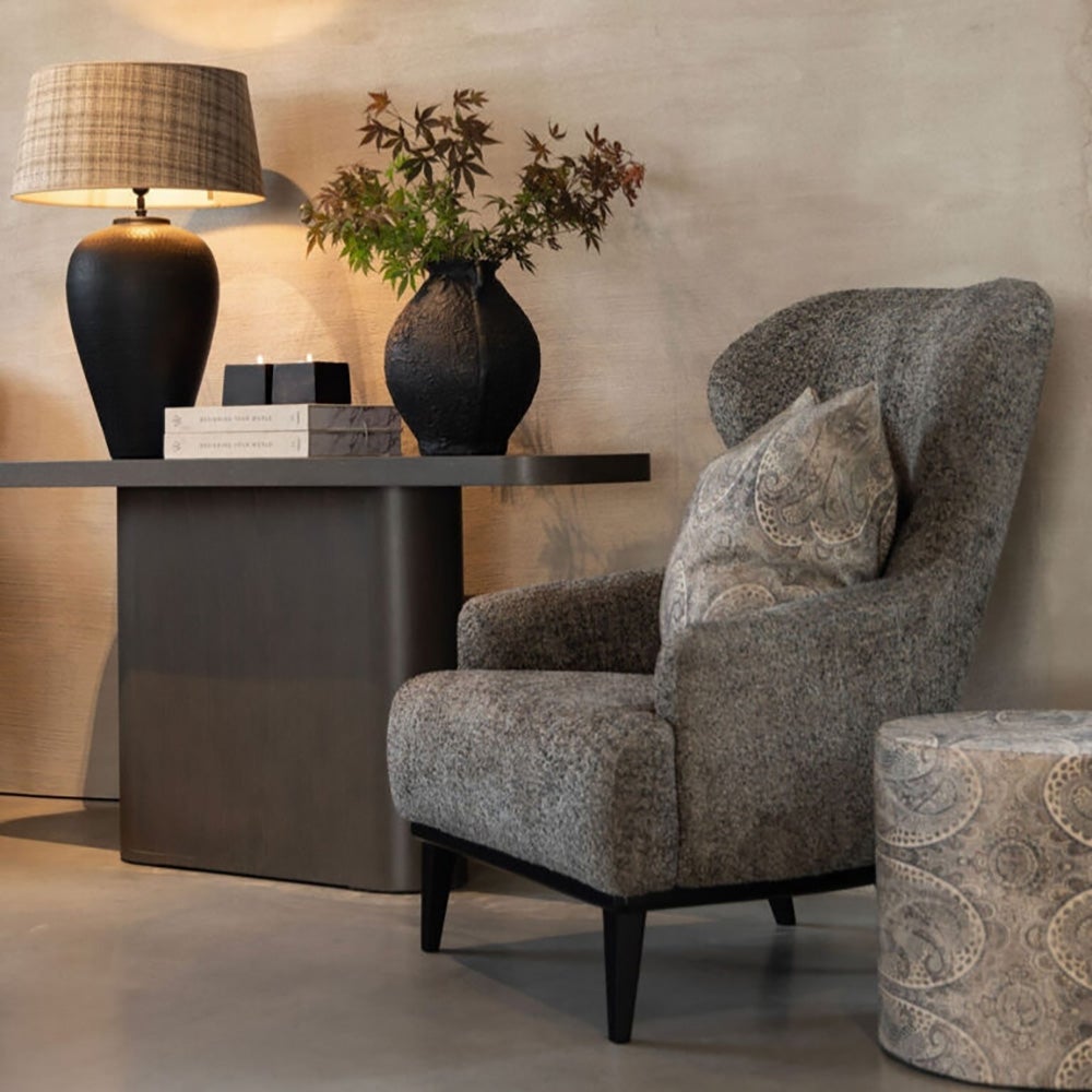 Toulouse tygfåtölj-Vega wood