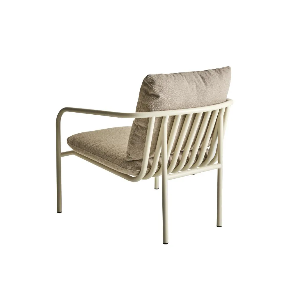 Bendt Fåtölj Teddy Beige/Pearl White