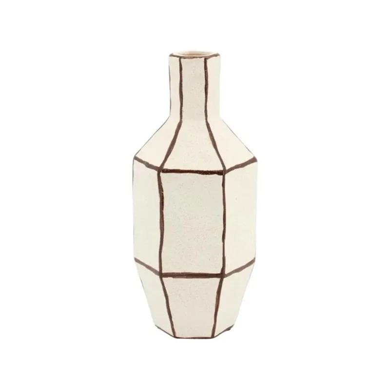 Facet 1 14,5x13x33 cm Lergods Off white