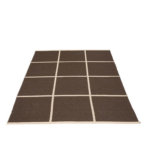 Vävd Matta Criss Dark Brown 180x260 cm