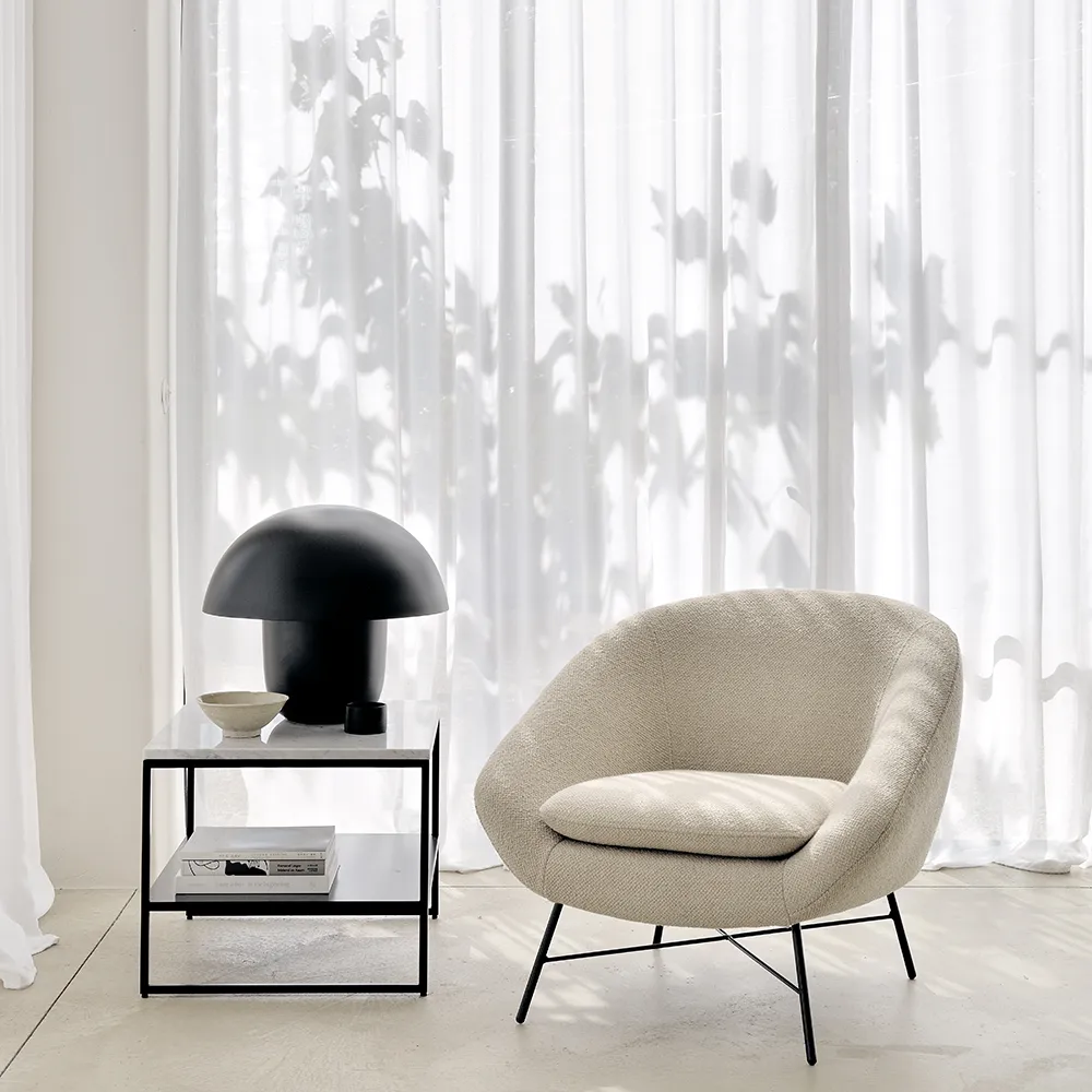 Stone Sidobord White Carrara