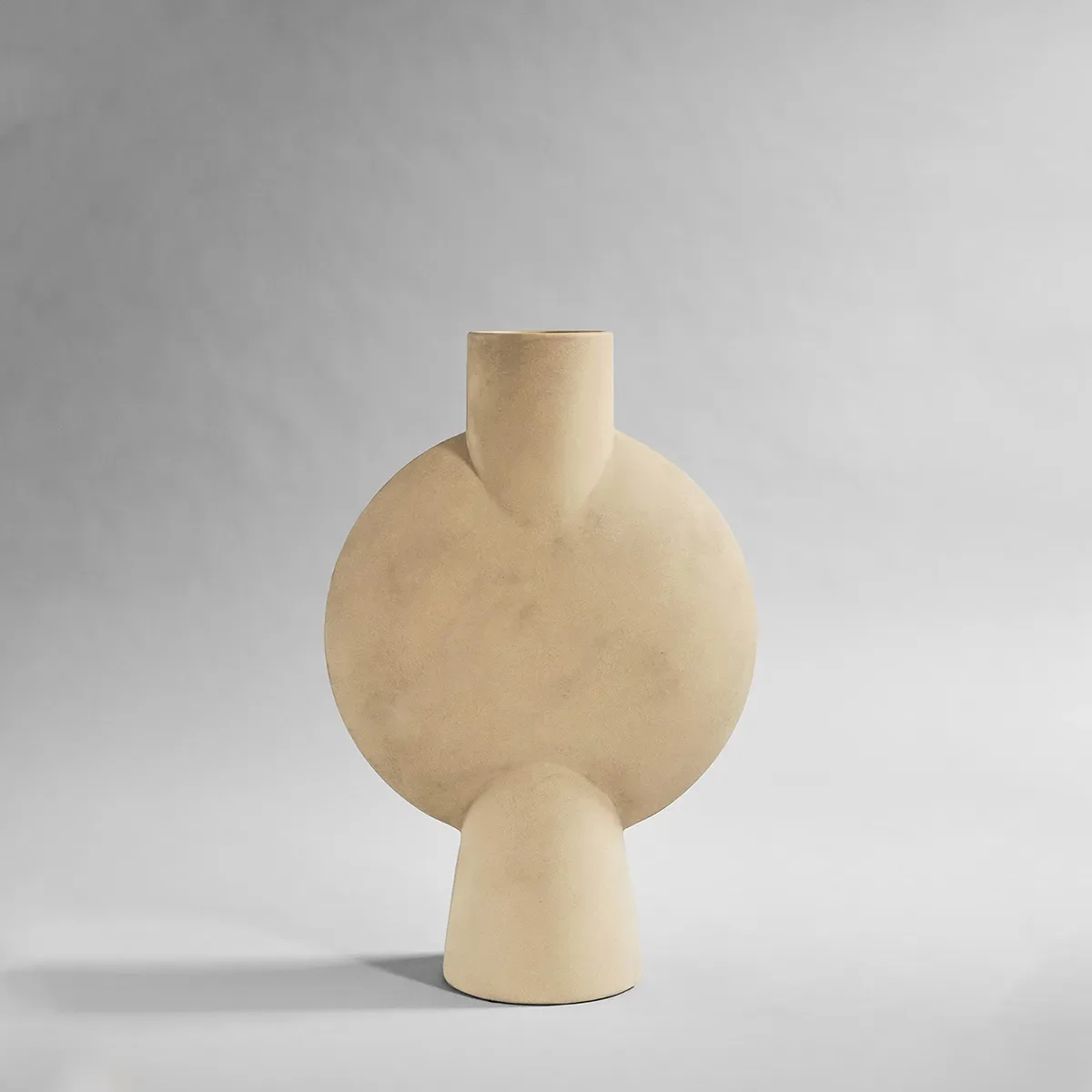 Handmålad vas Sphere Bubl Hexa Sand H60 cm