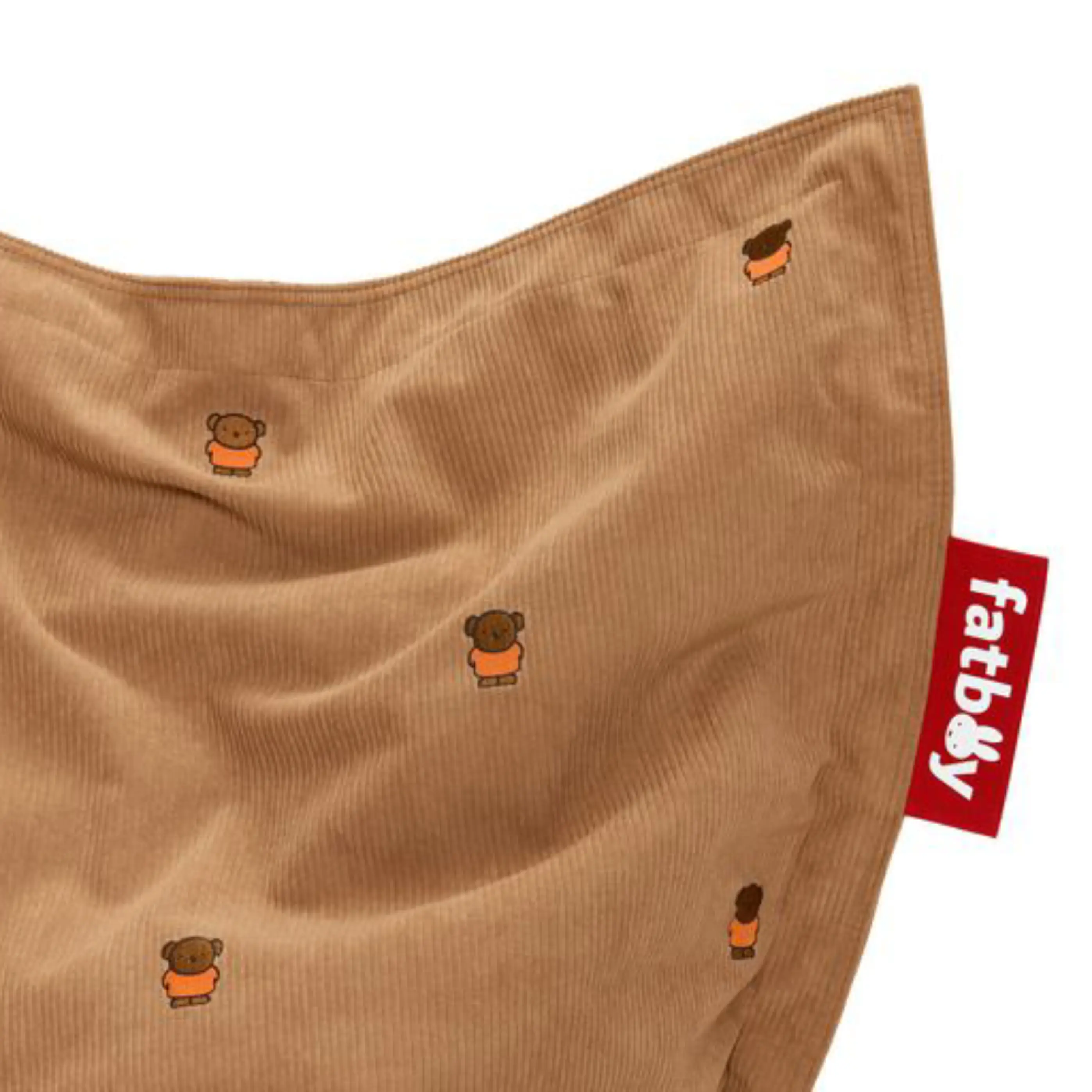 original slim cord sittsäck x Boris teddybear