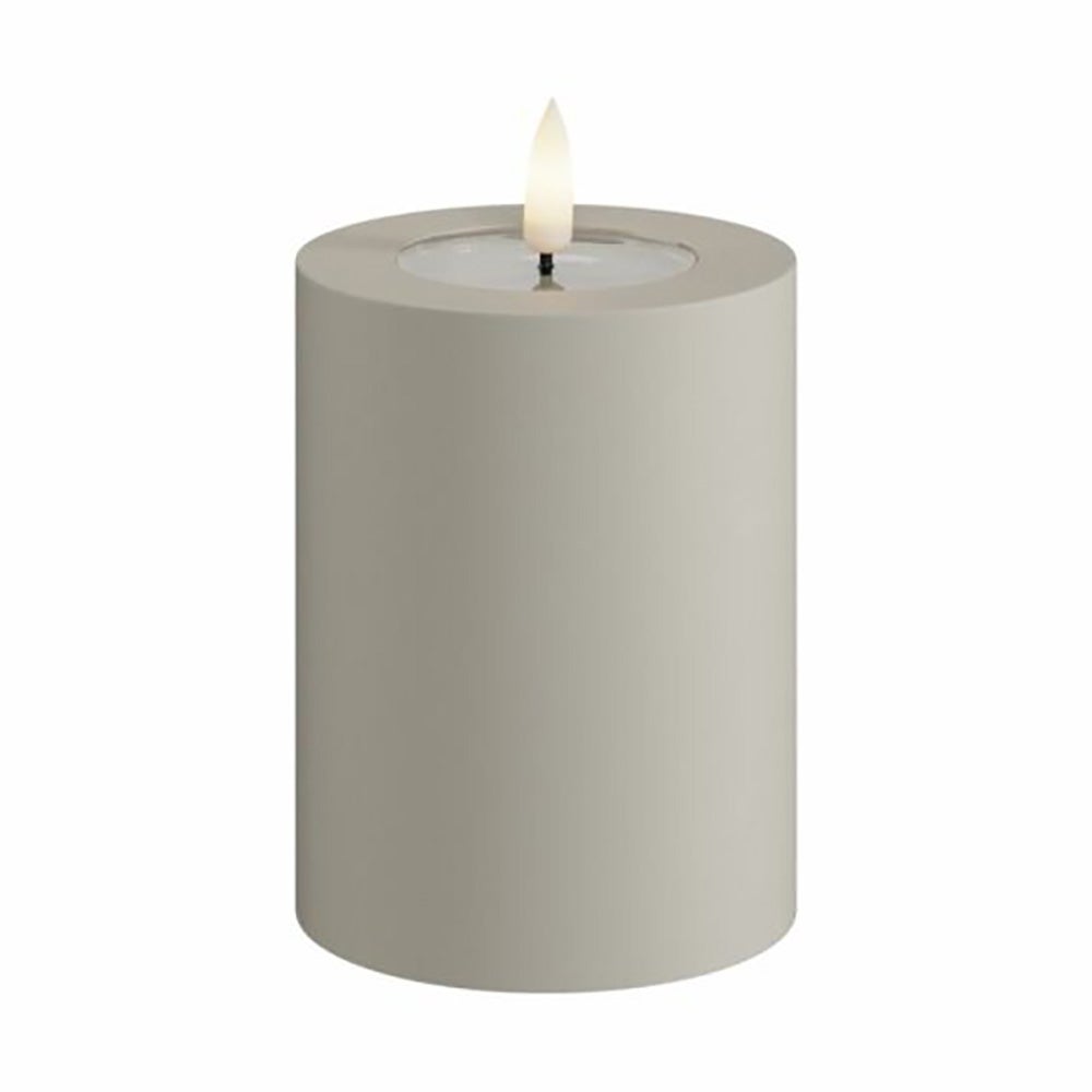 LED blockljus utomhus  7,5x 10 cm sand