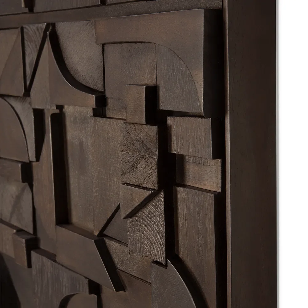 Bricks Väggdekor 120x90 cm Brun