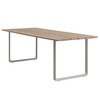 70/70 Matbord 225x90 cm Sapele Mahogany/Grey