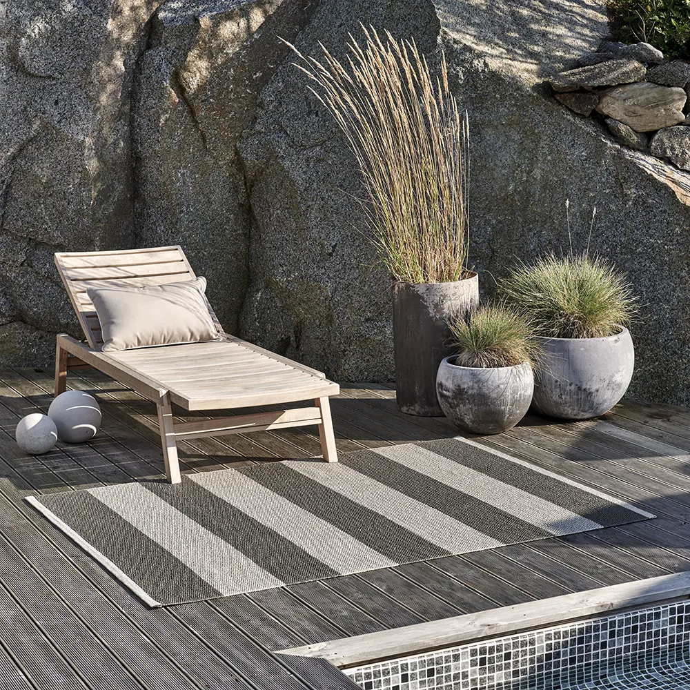 Bob matta Charcoal/Linen 140 x 180 cm