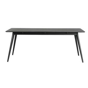 Yumi matbord 190x90 cm svartbetsad ask