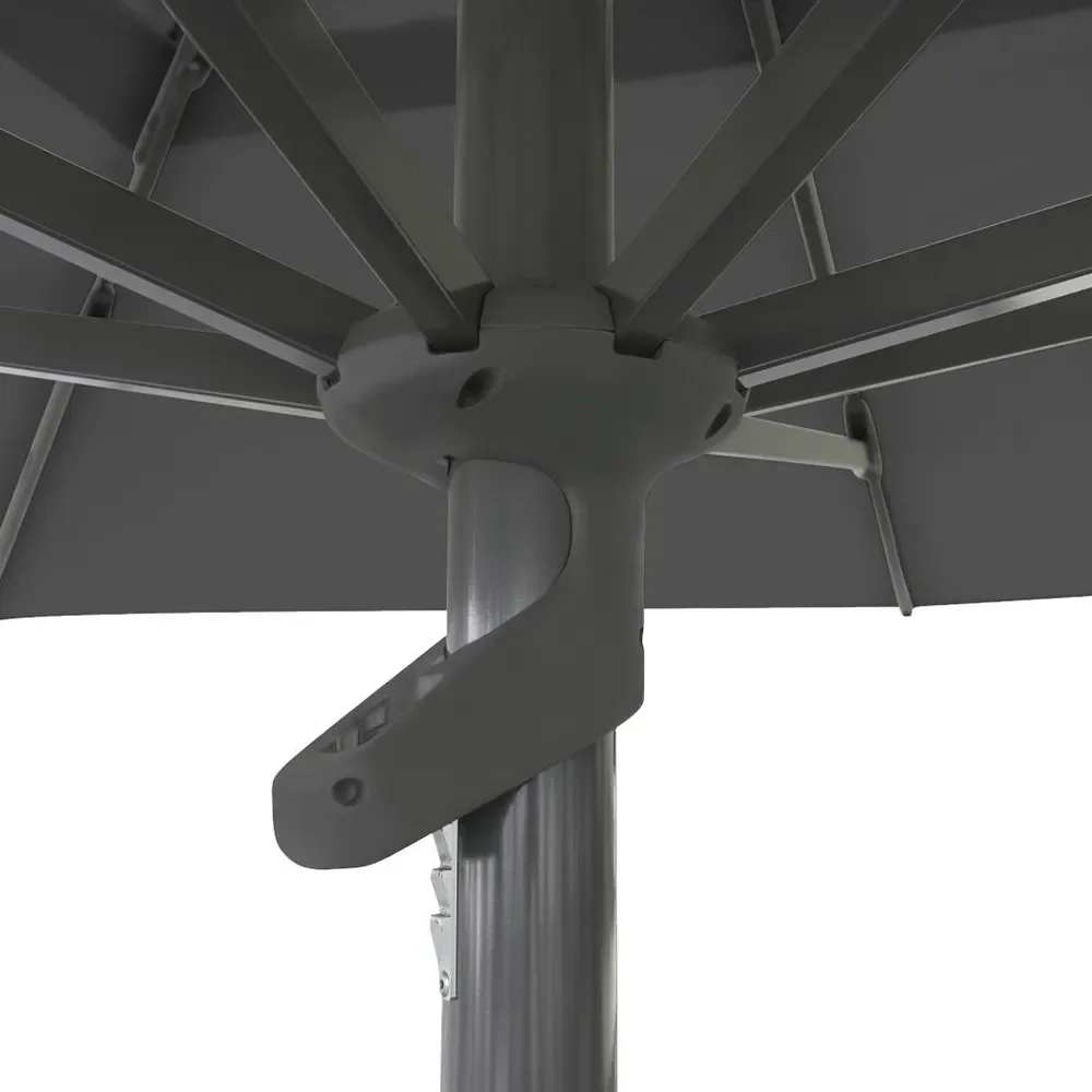 Mozzo parasoll 400x400 cm Grå/Antrasite