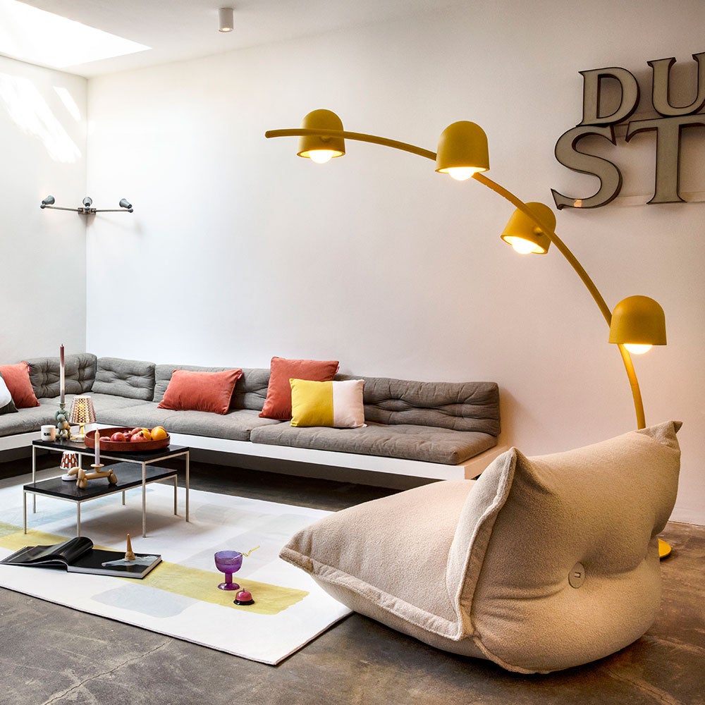 Big lebow golvlampa light grey 