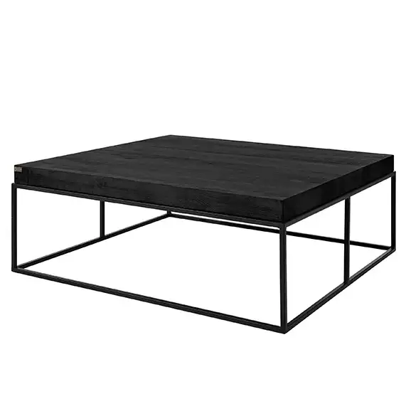 Soffbord Carlisle 100x100 cm black