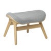 A Conversation Piece Ottoman Fotpall Oak/Sterling