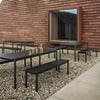 Linear Steel Matbord 200X75 cm Grey 