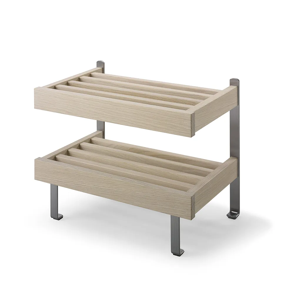 Nadja Skohylla Vitoljad Ek/Slipat stål