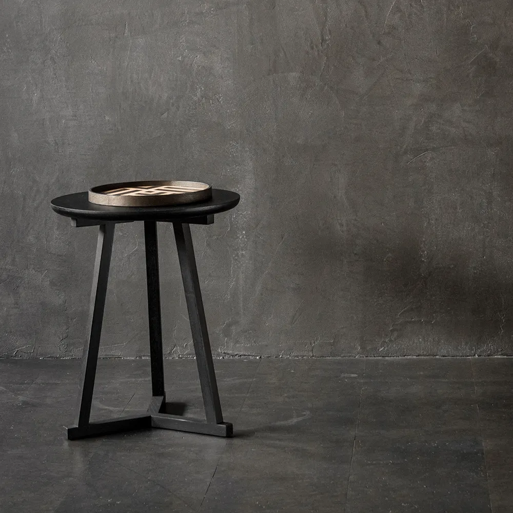 Tripod Sidobord Svart ek