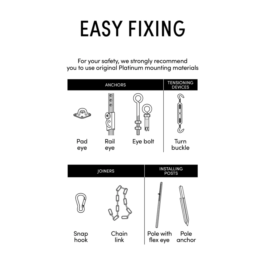 Coolfit solsegel rektangulärt 300x400cm grön 