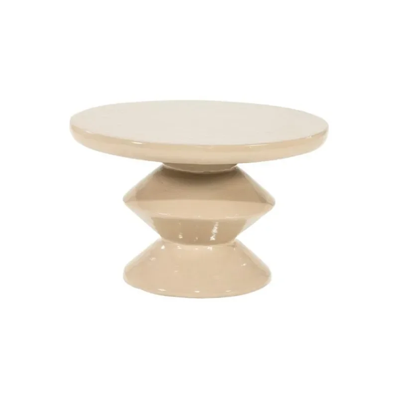Circolo small soffbord 60x60x38 cm järn taupe